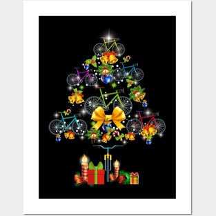 Bicycle Christmas Tree Posters and Art